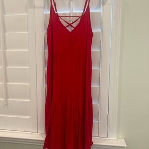 Flowy Red Dress